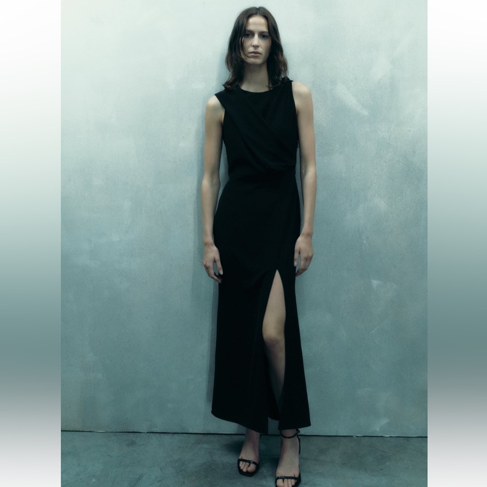 Zara Long Hooded Dress